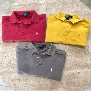 3 Polo by Ralph Lauren Medium Shirt Bundle